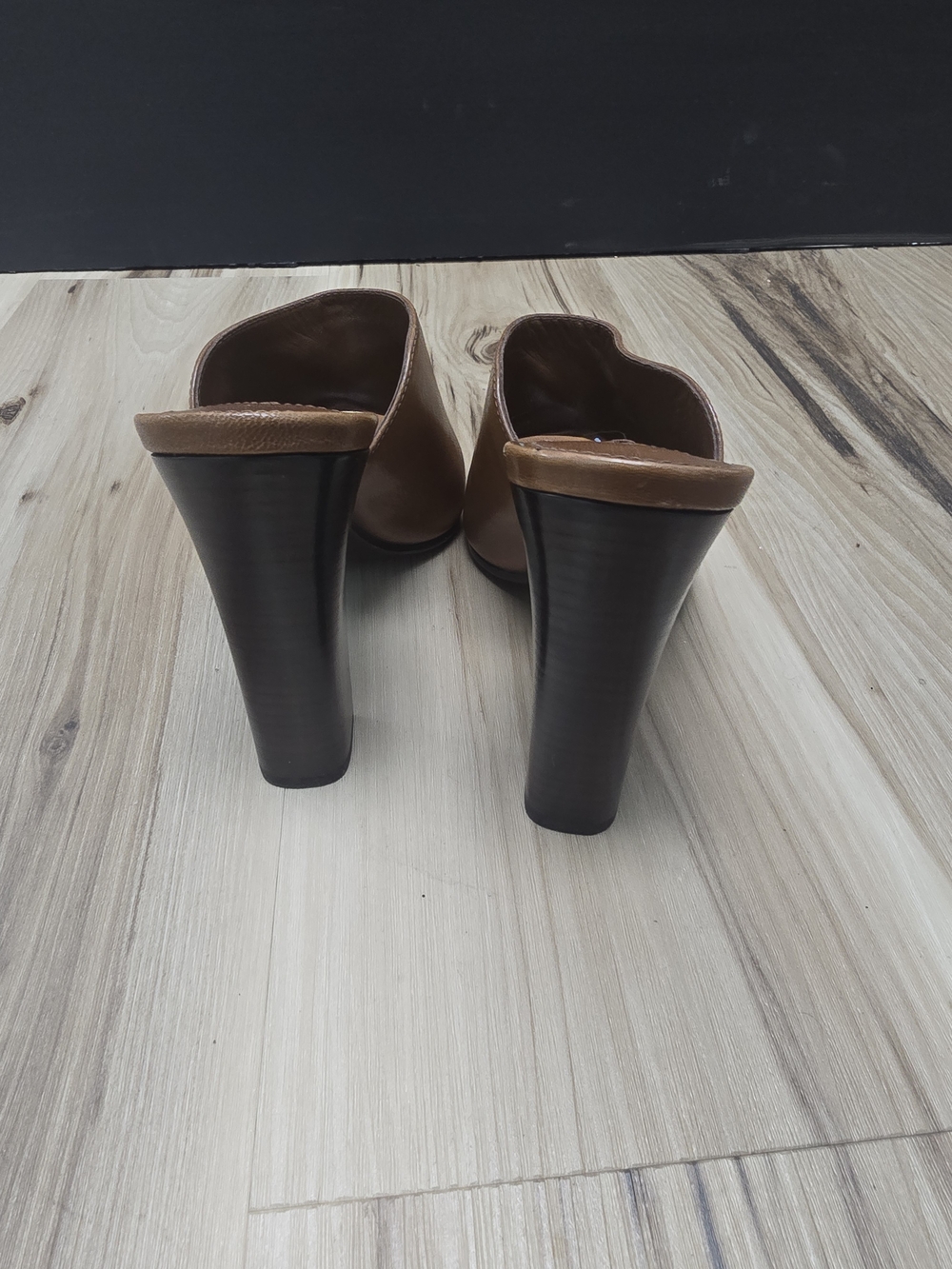 Prada Leather Mule Heels - Sz 37.5 - Picture 4 of 7